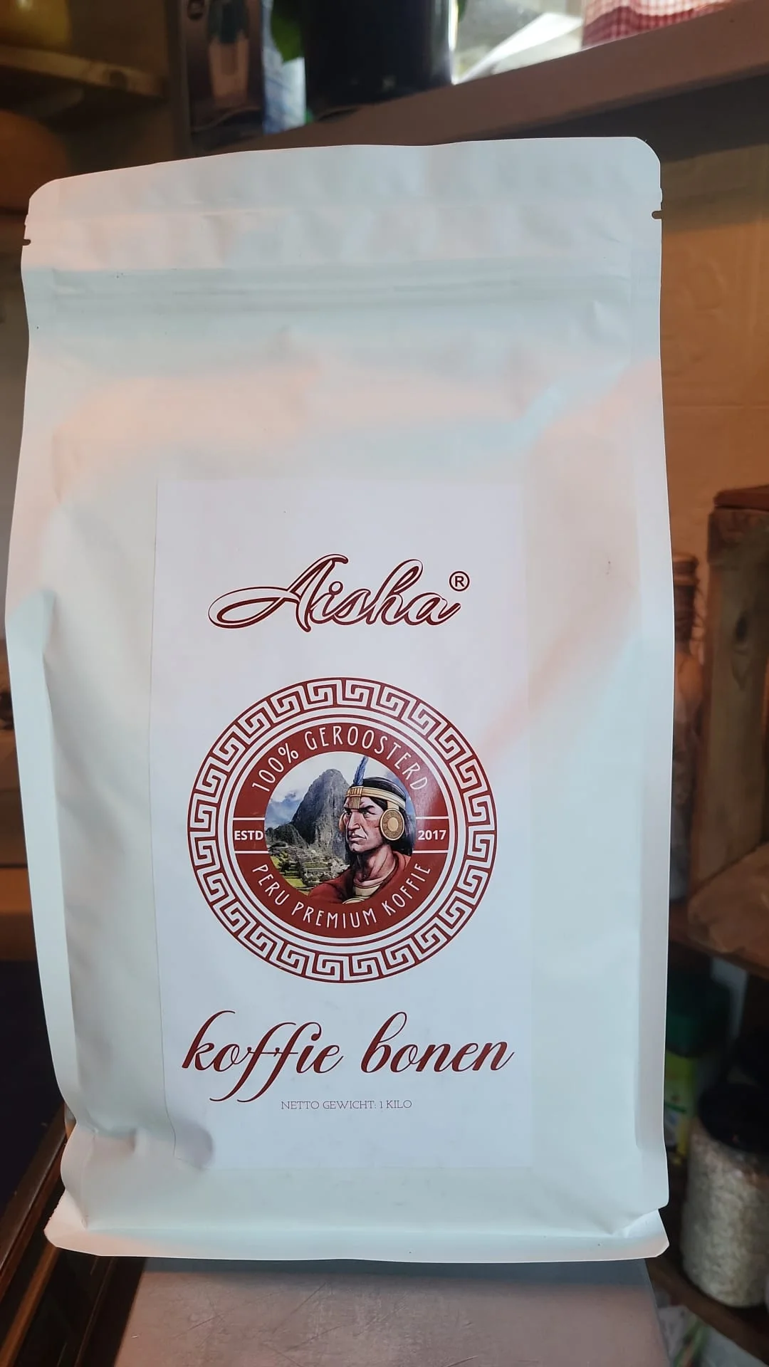 Aisha geroosterde koffie bonen Roasted Beans / Cafe Tostado