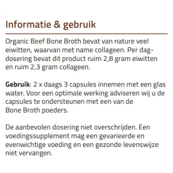 Biologische Bone Broth Capsules - Image 3