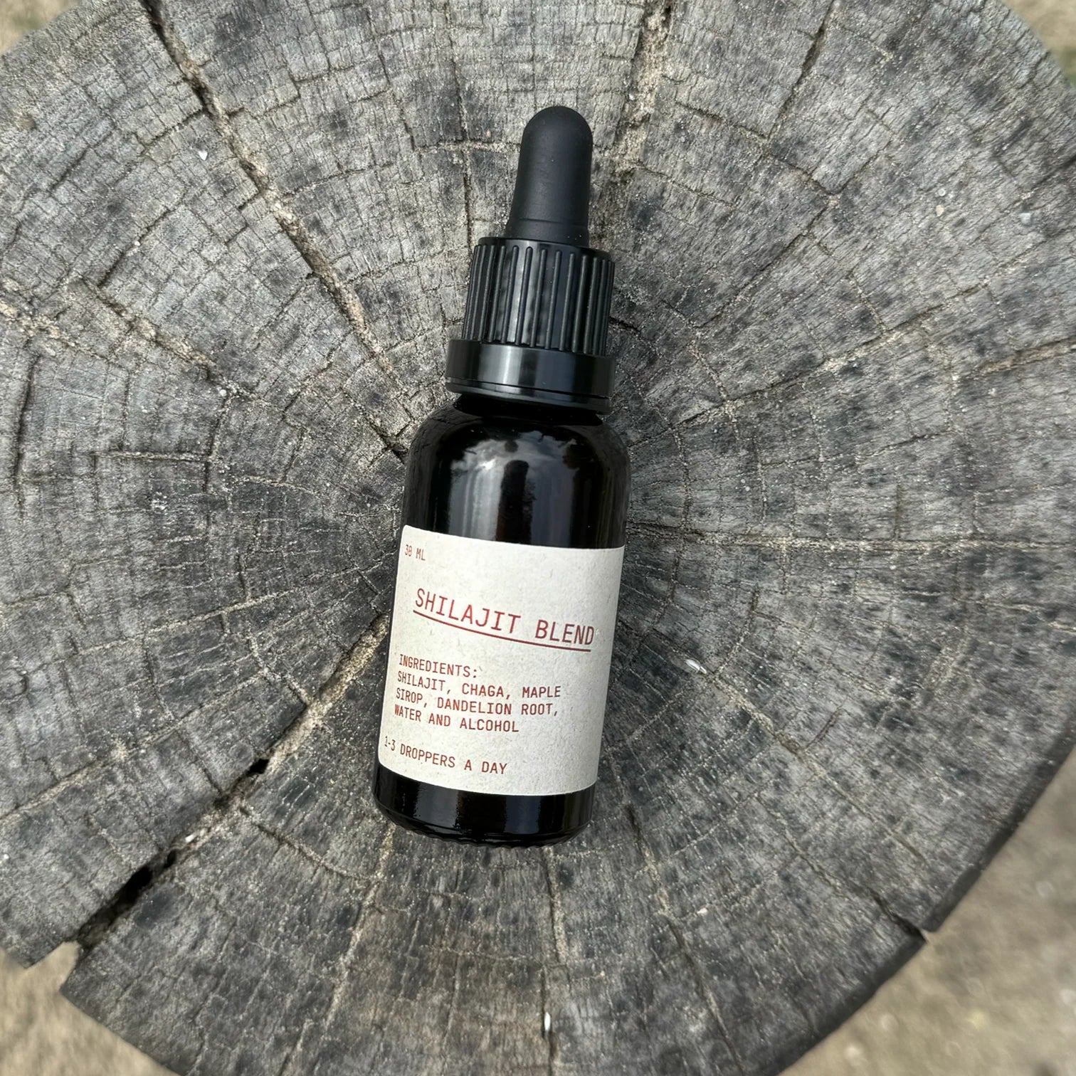 Liquid Shilajit Blend – met Chaga- en Paardenbloemextracten