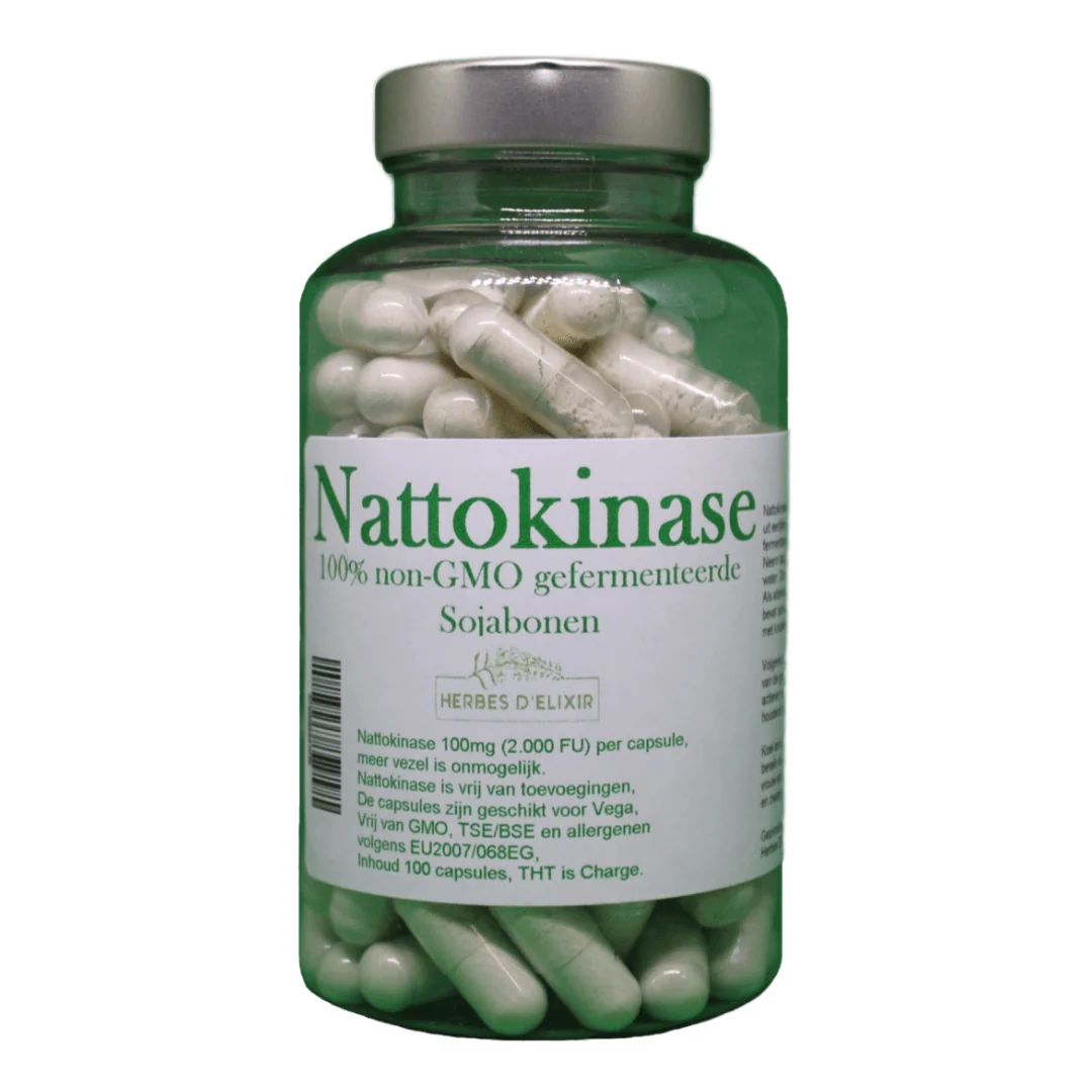 Nattokinase capsules – 100 stuks – 2000 FU – Natuurlijk Enzym uit Soja - Image 2